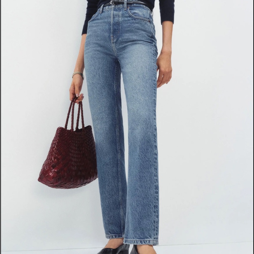 Reformation Cynthia High Rise Straight Jeans